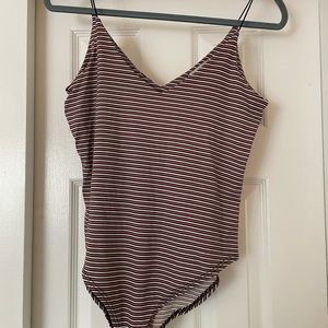 Striped Body Suit